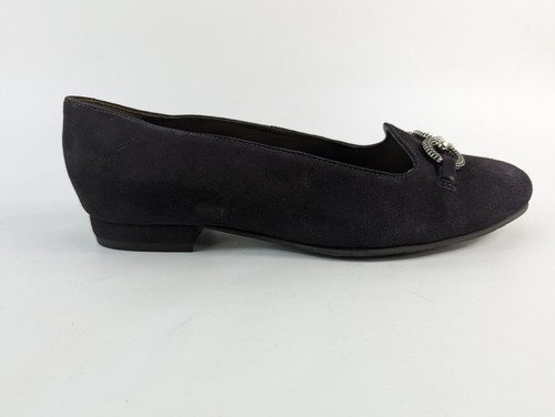 VANS Scarpe slip on Van Dal in camoscio blu scuro UK 4 5 EE