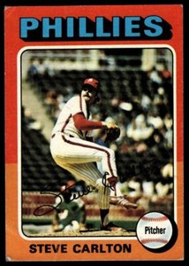 1975 Topps #185 Steve Carlton Philadelphia Phillies LOW GRADE