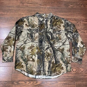 VTG Remington Realtree AP Camo Hunting Shirt Men’s 2XL Style 25000 Hardwood 90s - Picture 1 of 9