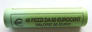 San Marino Original Rolle 40 x 50 Eurocent 2007 in Stempelglanz - Picture 1 of 1