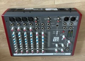 Allen & Heath ZED-10 Multipurpose Mixer for Live Sound & Recording MTR Used - Picture 1 of 2