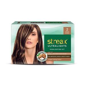 Streax Hair Colour Ultra Light 2 Vibrant Blonde, 10g+20ml+4Nx5ml Free delivery 