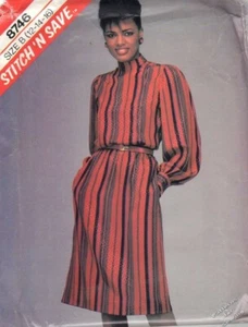 Pattern McCalls Sewing Stich 'N Save Woman Skirt Blouse Sz 12-16 Vintage c1983 - Picture 1 of 1