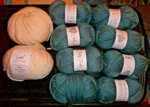 10 Skeins Wool Couture Cheeky Super Chunky Soft Merino Wool Yarn Mixed Lot New - Picture 1 of 5
