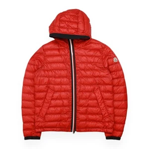 Chaqueta de plumón Moncler Morvan Giubotto talla mediana roja - Imagen 1 de 8