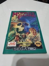 The Secret Of Monkey Island Sega CD Instruction Manual Only, No Game Or Box