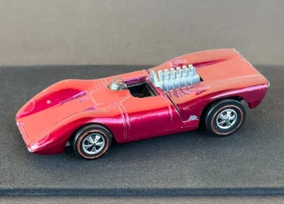 Vintage Hot Wheels Redline 1970 GLOSSY Rose Ferrari 312P US - SHARP!! NEAR MINT! - Image 1 of 4