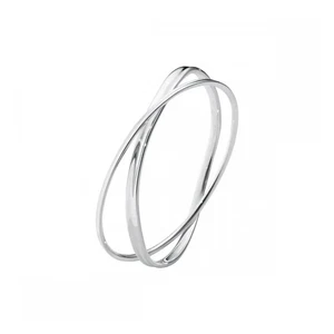 Bracciale doppio Georg Jensen Sterling Marcia misura M argento 925 - Foto 1 di 9