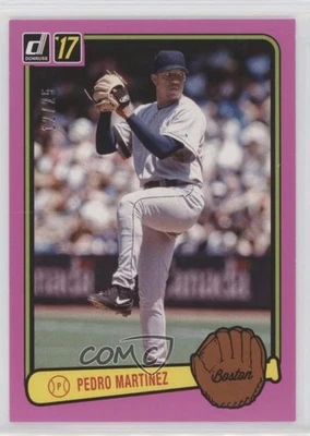 2017 Panini Donruss Retro 1983 Pink Border /25 Pedro Martinez #RV-42 HOF - Image 1 of 2