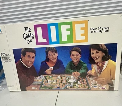Juego de mesa The Game of Life edición 1991 vintage de Milton Bradley completo Foto 1 de 4