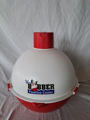 The Big Bobber Floating Cooler 12 Can Ice Chest Fishing Boating Pool - Image 1 of 4