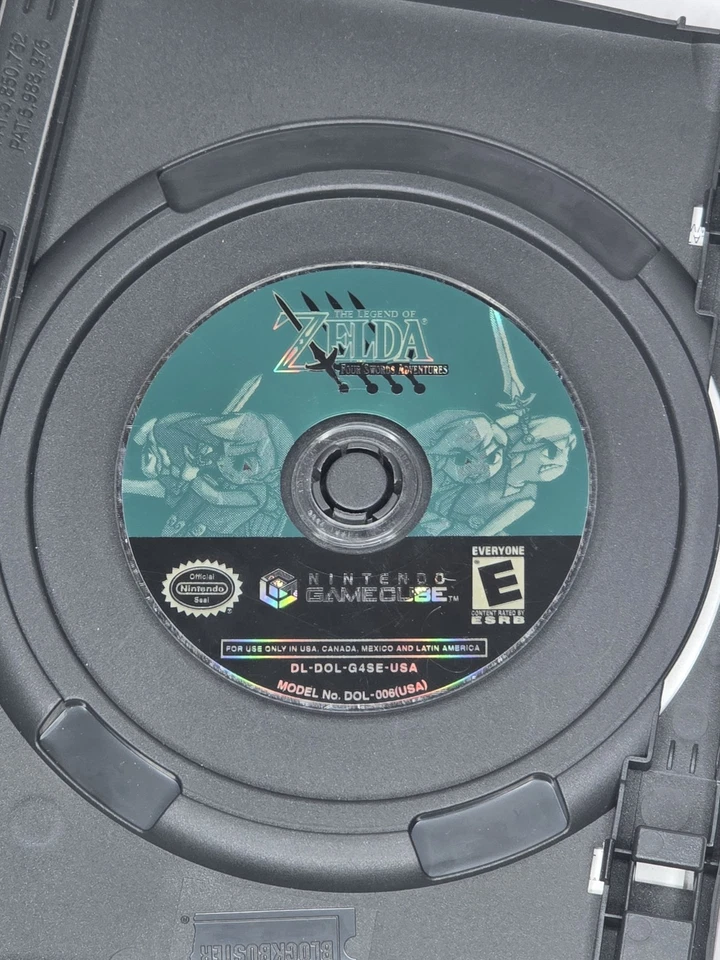 Zelda Four Swords Adventures Nintendo Gamecube Game Disc Only Tested & Working  - Image 1 of 3