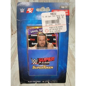 WWE 2016 Daniel Bryan Super Card & Super Token Game Stop Exclusive New Unopened - Picture 1 of 5