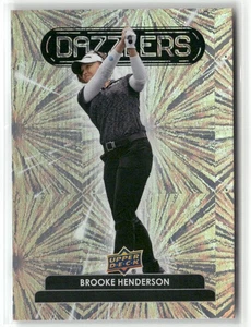 2024 Upper Deck #DZ-25 Brooke Henderson Dazzlers Orange - Picture 1 of 2