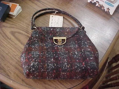 Vintage Bob and Irma Morris Wool Purse Hand-Bag with Tag - Image 1 of 4