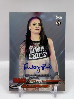 2018 Topps WWE Then Now Forever Ruby Riott Silver Auto Autograph 1/25 Rookie - Image 1 of 2