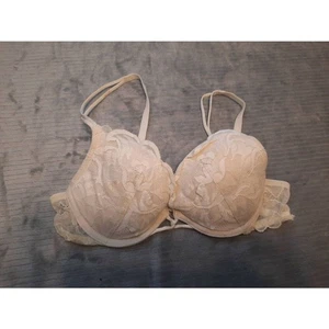 Victoria's Secret Push-up-BH Größe 34A weiß Spitze gepolstert - Bild 1 von 3
