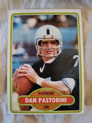 1980 Topps Dan Pastorini NRMT card #490 - Image 1 of 2