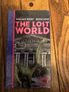 Factory Sealed VHS: THE LOST WORLD wallace beery bessie love 1925 Silent Classic - Foto 1 di 3