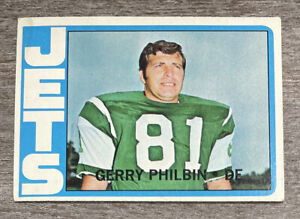 Gerry Philbin 1972 Topps Jets #113  *7113*