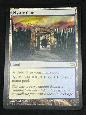 Magic the Gathering MTG Mystic Gate Land Shadowmoor Rare - Image 1 of 2