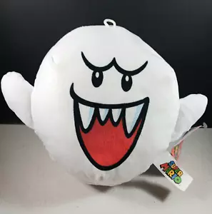 Super Mario Brothers Nintendo BOO Ghost Plush Toy White 6” Video Game New - Picture 1 of 4