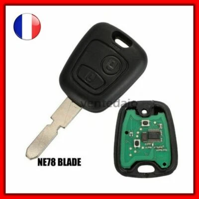 KIT CLE VIERGE ELECTRONIQUE ID46 POUR PEUGEOT 406/406 BREAK/406 COUPE/607/806