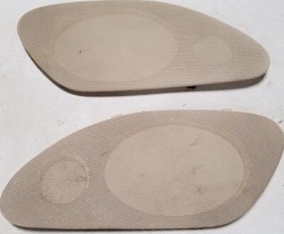 Juego de cubierta de altavoz de panel trasero Lincoln Mark VIII 1997 1998 marfil Foto 1 de 4