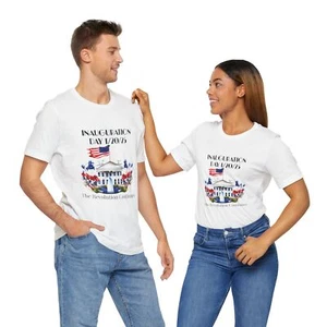 Camiseta Gráfica Día Inauguración, Camisa Política Unisex, Continúa Revolución - Imagen 1 de 28