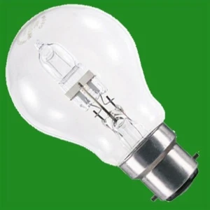 1x 70W (=100W) CLEAR DIMMABLE HALOGEN GLS ENERGY SAVING LIGHT BULBS BC B22 LAMP - Picture 1 of 1