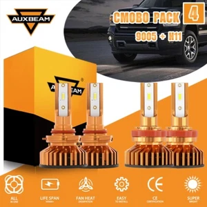 AUXBEAM 52W LED Headlight Bulbs High / Low Beam for Ram 1500 2500 3500 2011-2023 - Foto 1 di 18