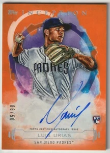 Luis Urias 2019 Topps Inception Rookies & Emerging Stars Orange Rookie Auto #/50 - Picture 1 of 1