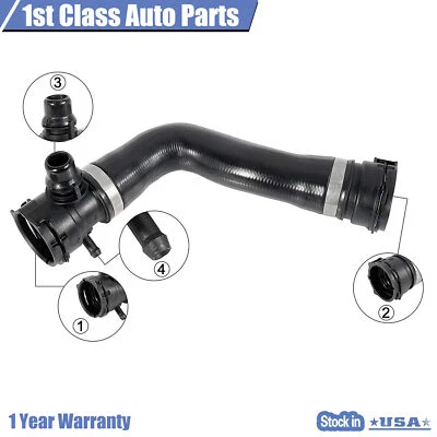 Manguera de refrigerante de radiador superior para BMW 135i 135is 335i 335xi xDrive Z4 X1 Foto 1 de 4