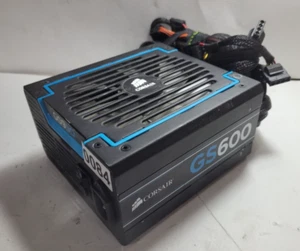 CORSAIR GS600 75-001181 600W Desktop Power Supply #0084 - Photo 1/13