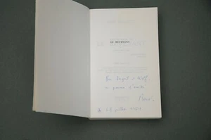 René Belletto Le revenant 1981 dédicacé par l'auteur - Imagen 1 de 2