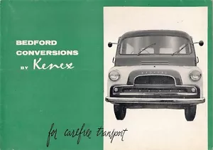 Folleto desplegable de ventas desplegable para minibús Bedford CA Kenex 1959-60 en el mercado del Reino Unido - Imagen 1 de 2
