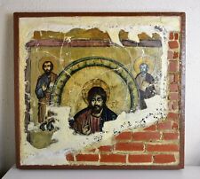 Fresko / affresco / Wandbild mit Jesus Christus-Abbildung 