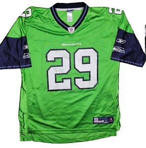 Reebok Seattle Seahawks Earl Thomas #29 Alternative Green Jersey Size XL