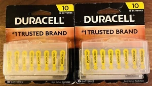 Lot-2-Duracell #10 DA10B16ZM10 Hearing Aid Batteries 32 pcs x 2 - New - Picture 1 of 2