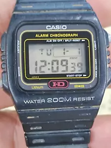 CASIO DW 260 Mod. 690 "HEAVY DUTY" Diver 200 JAPAN & NEW LCD Used - Picture 1 of 9