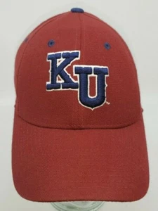 Kansas Jayhawks KU Hat Cap NCAA Fitted S G4 - Picture 1 of 8