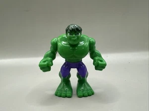 Fisher-Price Imaginext Hasbro Marvel Incredible Hulk 3” Figure - Push Down Chest - Picture 1 of 3