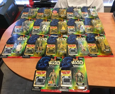 Lot of 17 Star Wars Power of the Force Freeze Frame Action Slide Collection 1 Cover