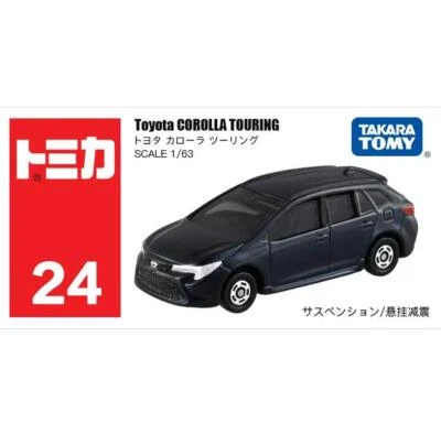 Takara Tomy Tomica 24 Toyota Corolla Touring Blue Metal Diecast Model Toy Car - Image 1 of 4