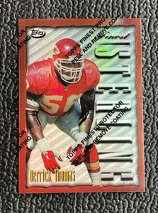 🔥DERRICK THOMAS 1996 TOPPS MEJOR REFRACTOR DE BRONCE ESTERLINA CON PROTECTOR🔥JEFES - Imagen 1 de 2