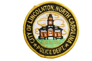 CITY OF LINCOLNTON NORTH CAROLINA POLICE PATCH (NEW,apx.3.8x3.8) - Picture 1 of 1