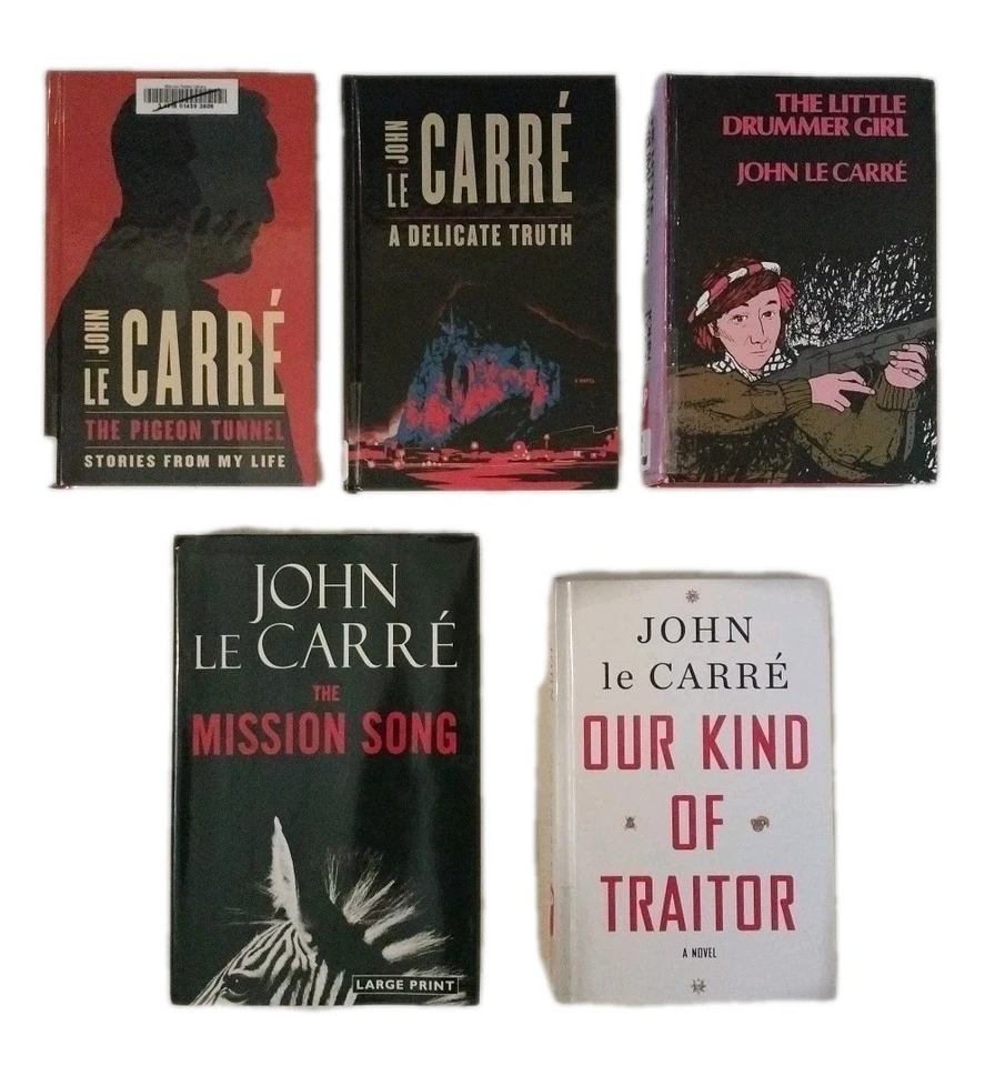 John le Carre, 5 LARGE PRINT  lot, hardcover. Espionage, Thriller, Suspense  - Image 1 of 4
