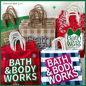 Bath & Body Works Shopping Bag Gift Bag 50 x MEDIUM 10x10x5 Assortment LOT - Picture 1 of 6