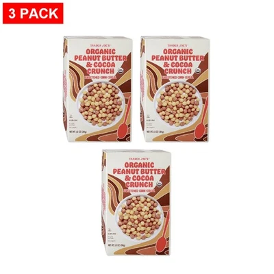 Trader Joe’s Organic Peanut Butter & Cocoa Crunch 10 Oz - Pack of 3 - Image 1 of 3