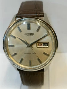 VINTAGE SEIKO SPORTSMATIC 21J PATINA SILVER DIAL 6619-9990 JAPAN MEN'S WORKING - Picture 1 of 21